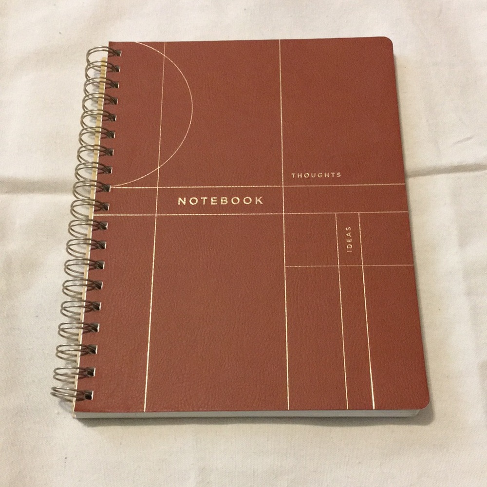 Fringe Studio Brown Spiral Notebook